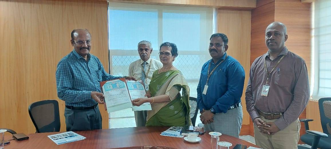 MOU SIGNING CEREMONY AT NAZARETH COLLEGE OF ARTS AND SCIENCE, CHENNAI - 18.08.2022