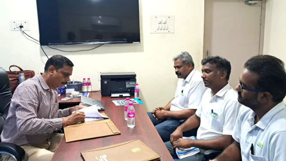 MOU SIGNING CEREMONY AT NAZARETH COLLEGE OF ARTS AND SCIENCE, CHENNAI - 18.08.2022