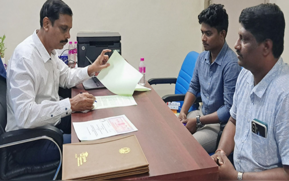 MOU SIGNING CEREMONY AT NAZARETH COLLEGE OF ARTS AND SCIENCE, CHENNAI - 18.08.2022