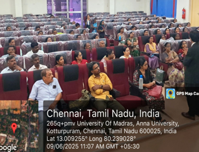 MOU SIGNING CEREMONY AT NAZARETH COLLEGE OF ARTS AND SCIENCE, CHENNAI - 18.08.2022
