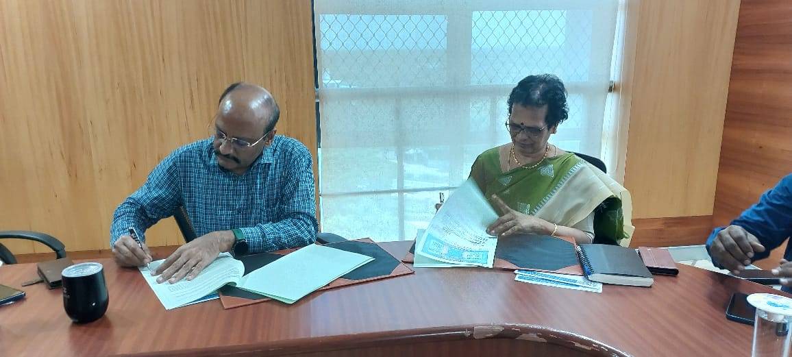 MOU SIGNING CEREMONY AT NAZARETH COLLEGE OF ARTS AND SCIENCE, CHENNAI - 18.08.2022