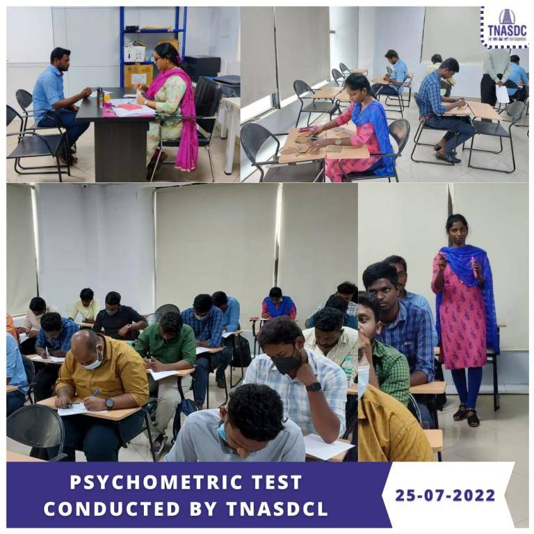 Psychometric Test Conducted by TNASDCL 25.07.2022