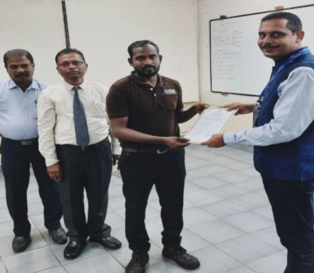 MOU SIGNING CEREMONY AT NAZARETH COLLEGE OF ARTS AND SCIENCE, CHENNAI - 18.08.2022