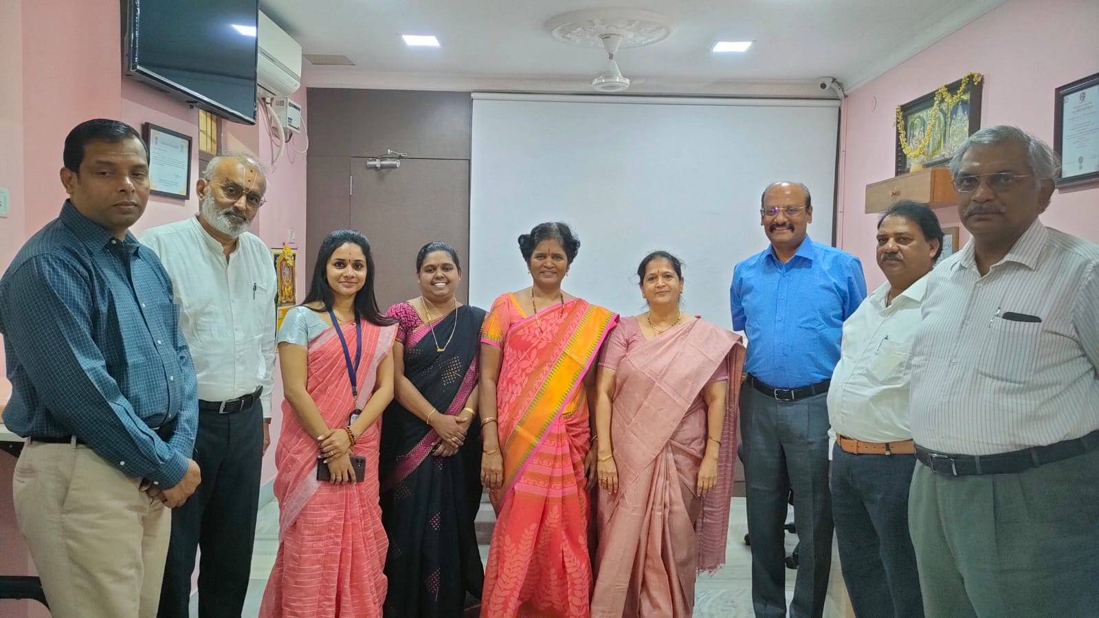 MOU SIGNING CEREMONY AT NAZARETH COLLEGE OF ARTS AND SCIENCE, CHENNAI - 18.08.2022